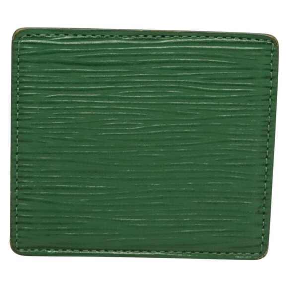 LOUIS VUITTON Epi Porte Monnaie Boite Coin Purse Green - Picture 3 of 15